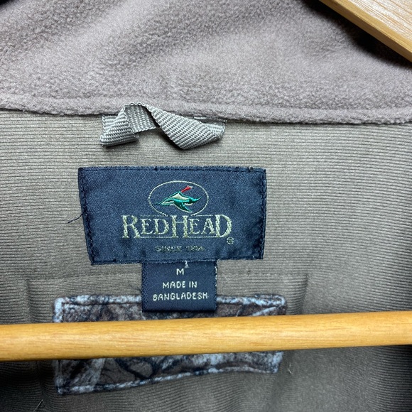 Men’s Red Head Camouflage Fleece lined Hunting Jacket Size Medium - Picture 3 of 8